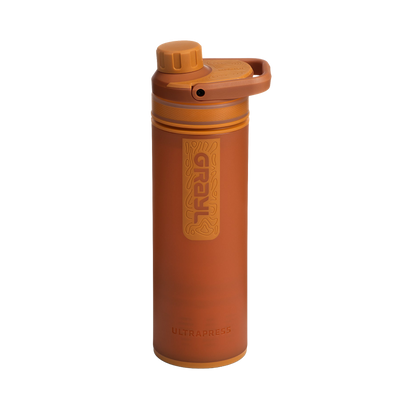 Best top rated Grayl UltraPress Filter and Purifier Water Bottle – 16.9 Fluid Ounces / Nature Edition / Standard View / Mojave Redrock