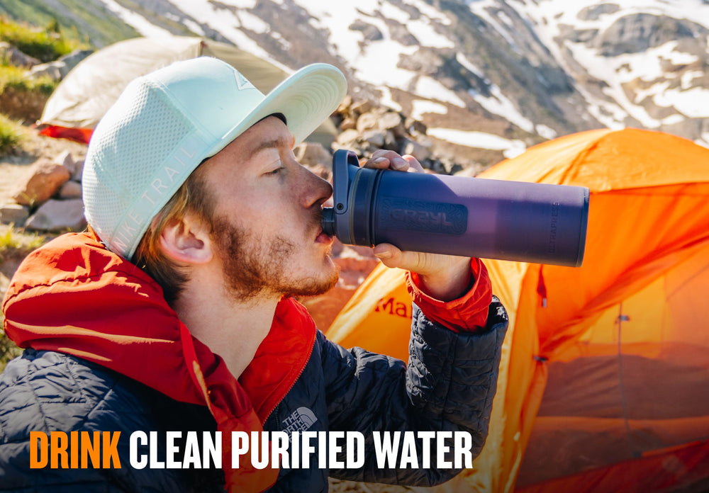 Drink clean purified water.