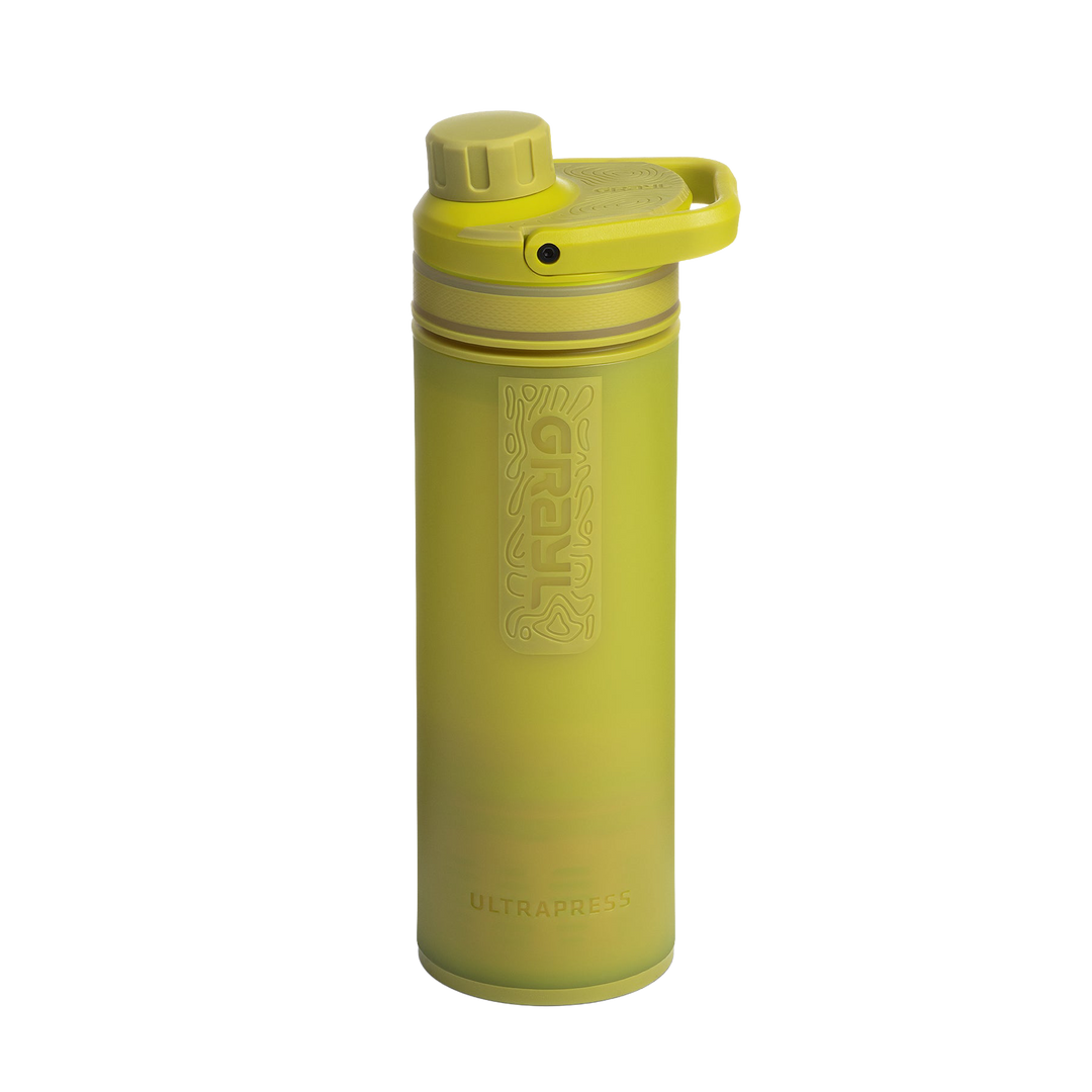 Best top rated Grayl UltraPress Filter and Purifier Water Bottle – 16.9 Fluid Ounces / Nature Edition / Standard View / Forager Moss