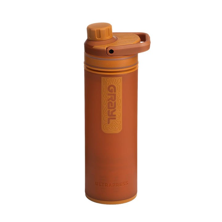 Best top rated Grayl UltraPress Filter and Purifier Water Bottle – 16.9 Fluid Ounces / Nature Edition / Standard View / Mojave Redrock