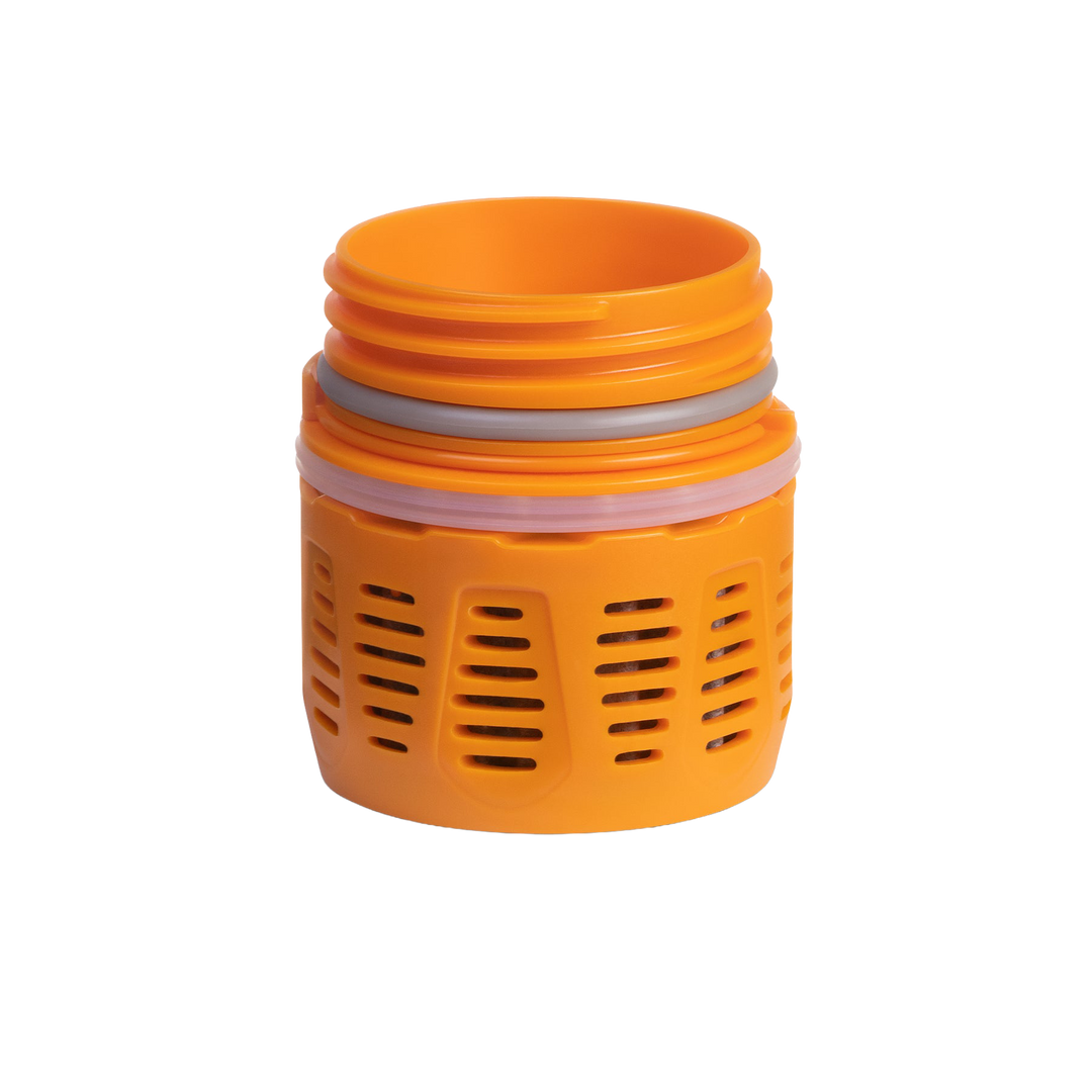 Grayl UltraPress Replacement Filter and Purifier Cartridge / Standard View / Orange
