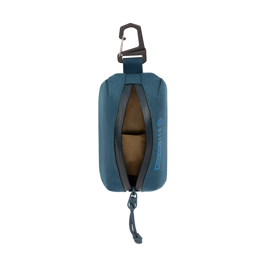 Grayl® G-MOD Pod Pouch System - Medium / Front View Open / Wander Blue