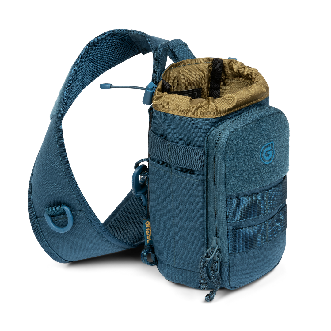 Grayl® Mission Water Bottle Sling (Empty) - 1.7L / Standard View / Wander Blue