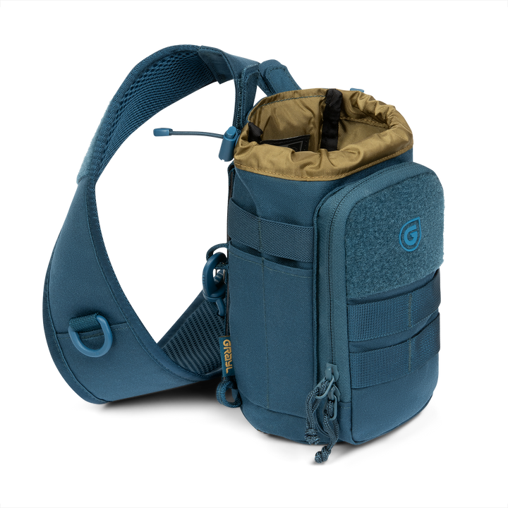 Grayl® Mission Water Bottle Sling (Empty) - 1.7L / Standard View / Wander Blue