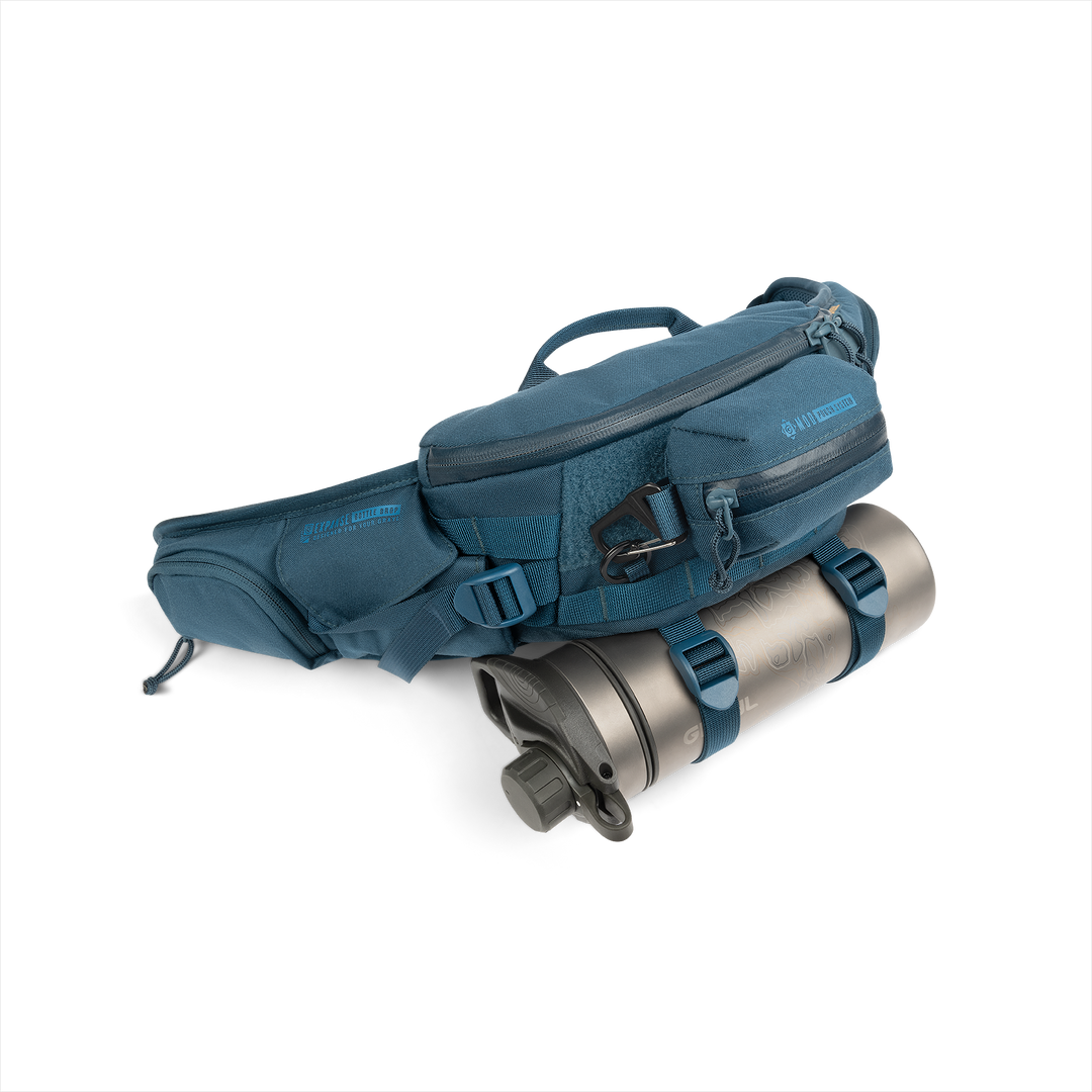 Grayl® Mission EXP Hip Pack - 2L / BottleLock View / Wander Blue