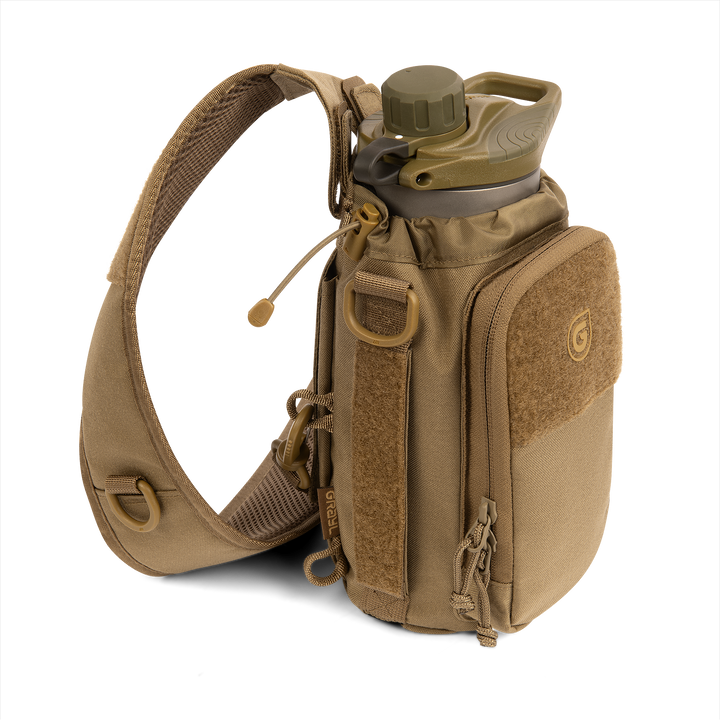 Grayl® Transport Water Bottle Sling - 1.7L / Standard View / Coyote Brown