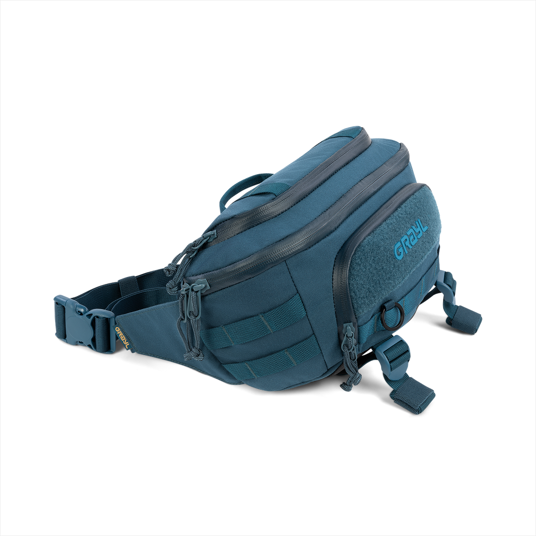 Grayl® Transport Hip Pack - 4L / Standard View / Wander Blue