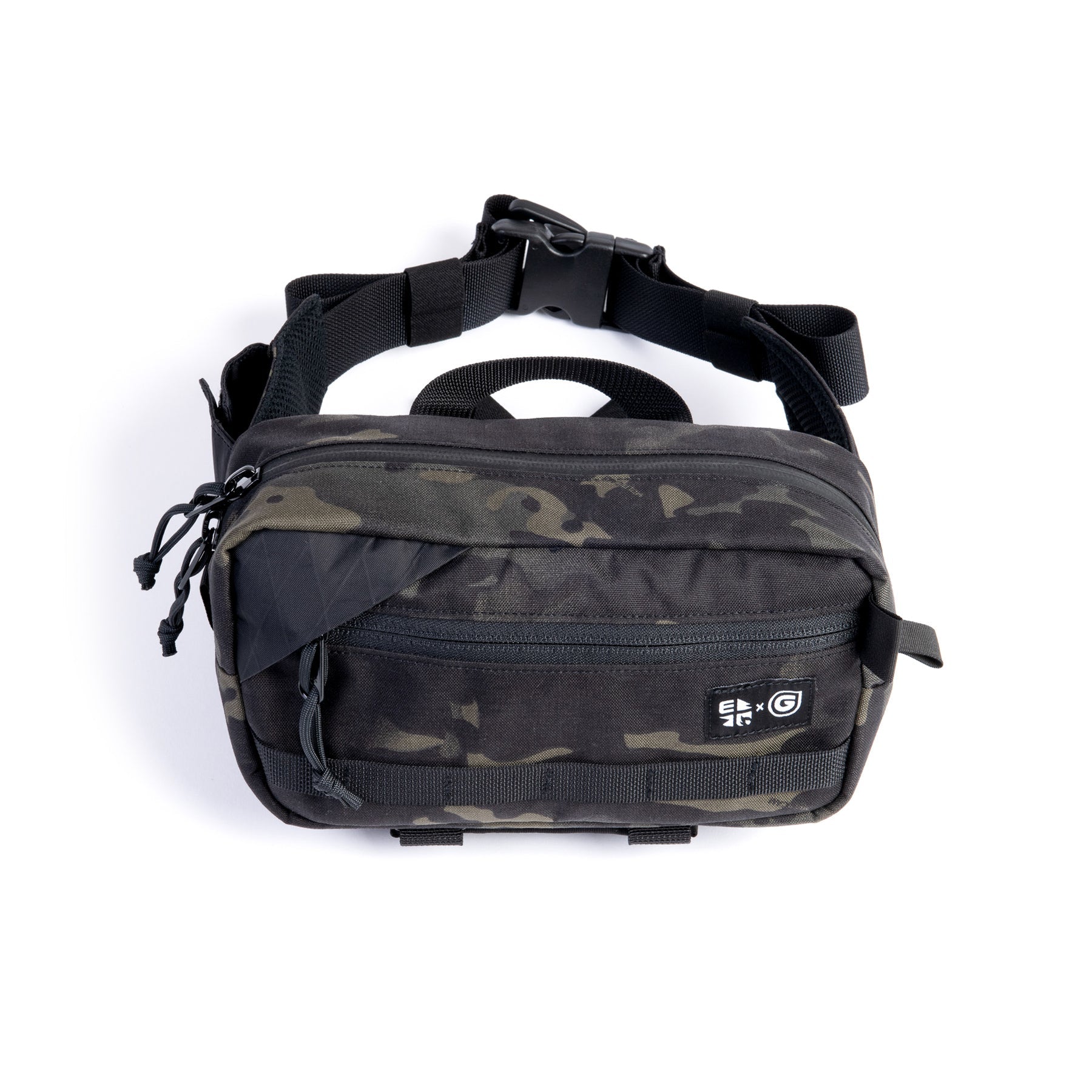 Black camo fanny pack best sale