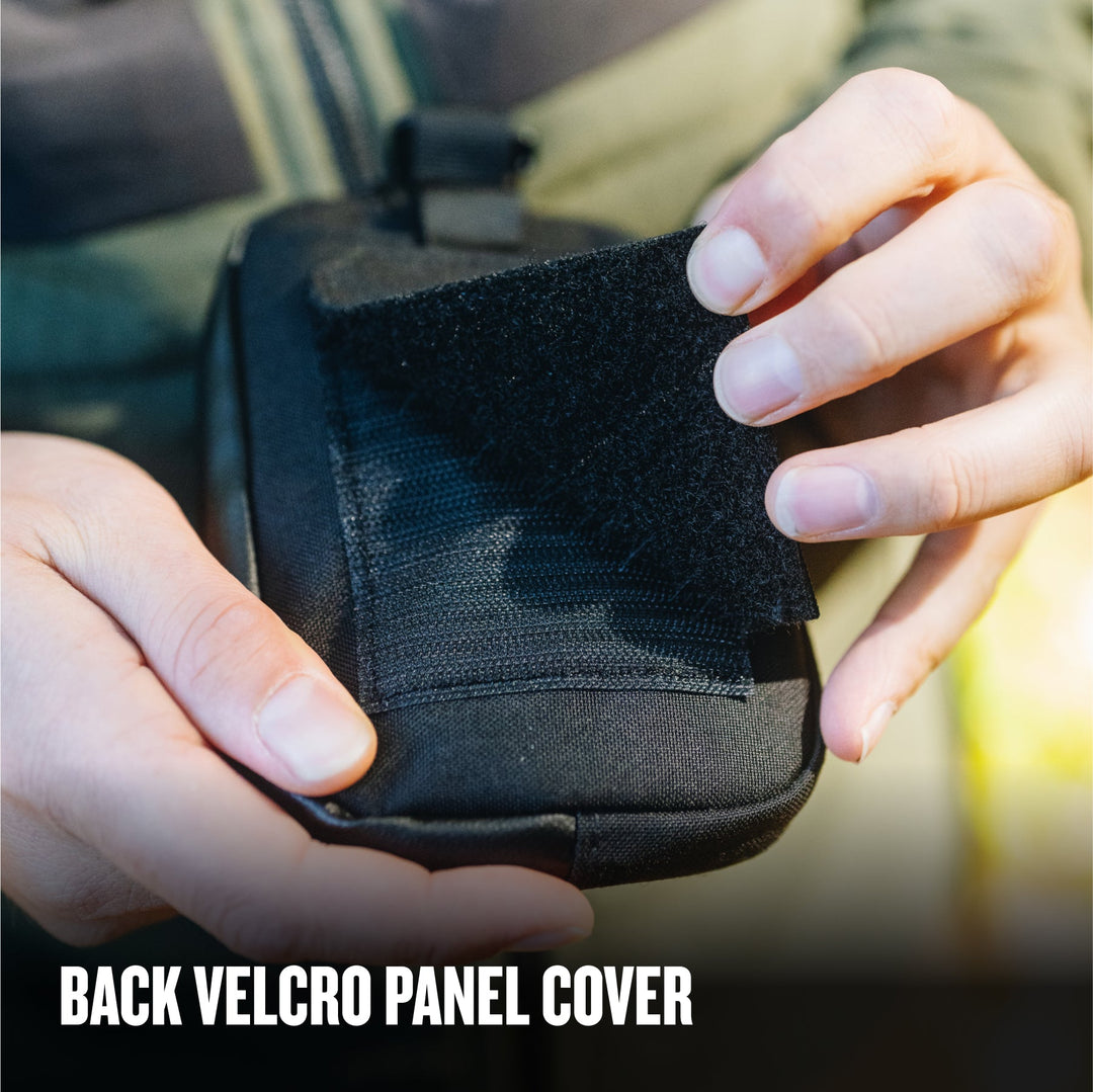Grayl® G-MOD Flat Pouch - Medium / Back Velcro Panel Cover / Covert Black / Coyote Brown / Olive Drab / Wander Blue