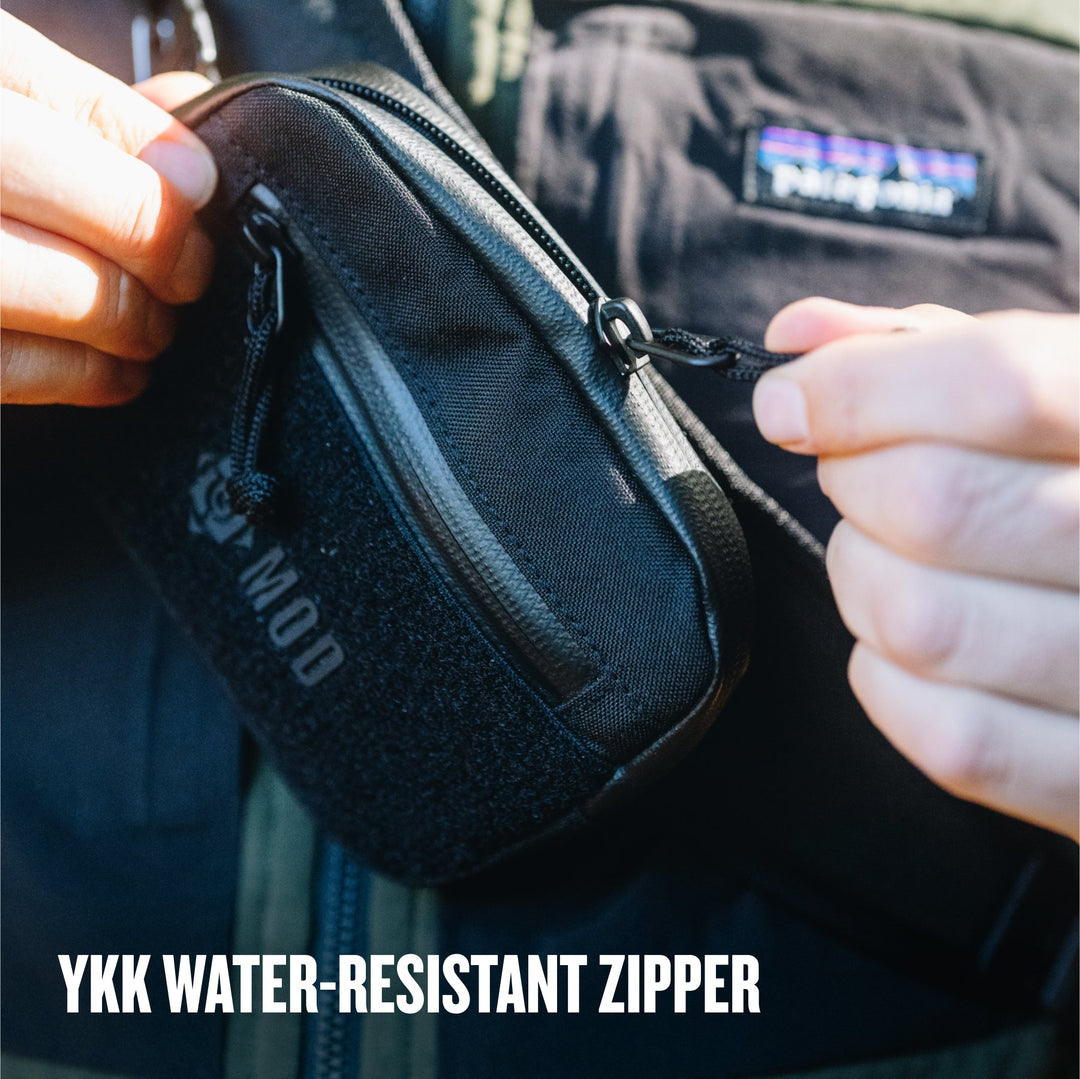 Grayl® G-MOD Flat Pouch - Medium / YKK Water Resistant Zipper / Covert Black / Coyote Brown / Olive Drab / Wander Blue
