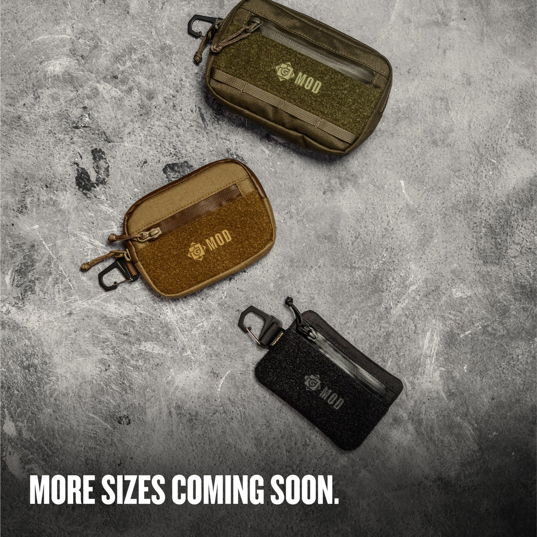 Grayl® G-MOD Flat Pouch - Medium / More Sizes Coming Soon / Covert Black / Coyote Brown / Olive Drab / Wander Blue
