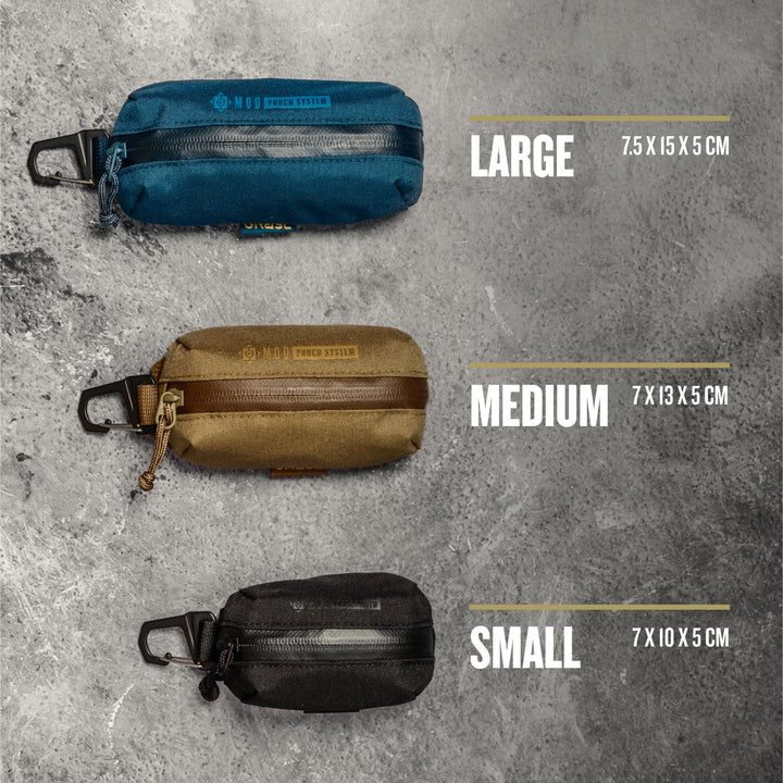 Grayl® G-MOD Pod Pouch / All Sizes / S / M / L / Covert Black / Coyote Brown / Olive Drab / Wander Blue