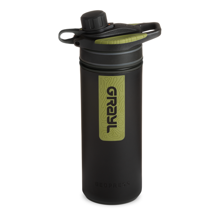 Best top rated Grayl GeoPress Filter and Purifier Water Bottle - 24 Fluid Ounces / Nature Edition / Standard View / Black Camo