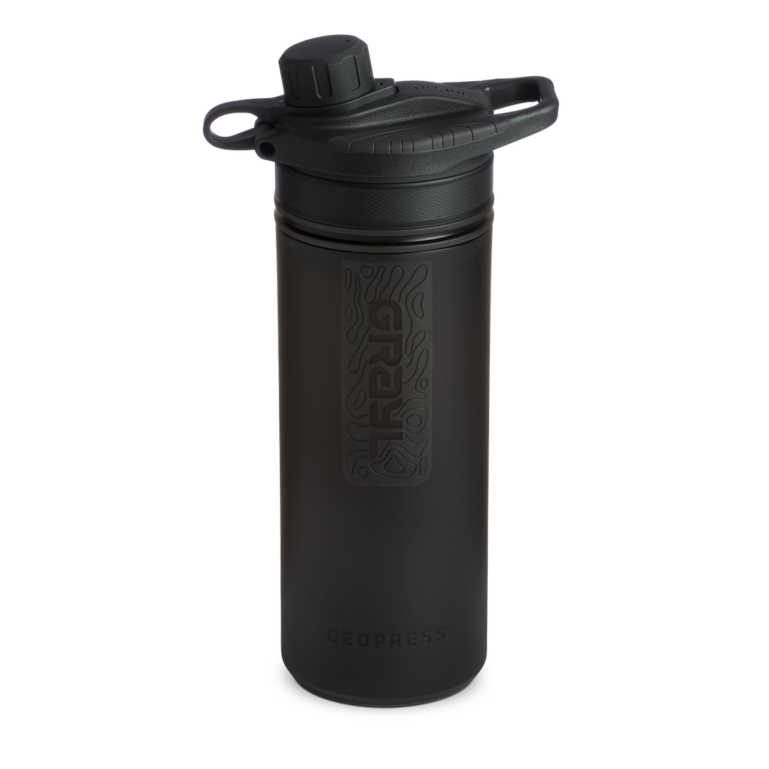 Best top rated Grayl GeoPress Filter and Purifier Water Bottle - 24 Fluid Ounces / Covert Edition / Standard View / Covert Black