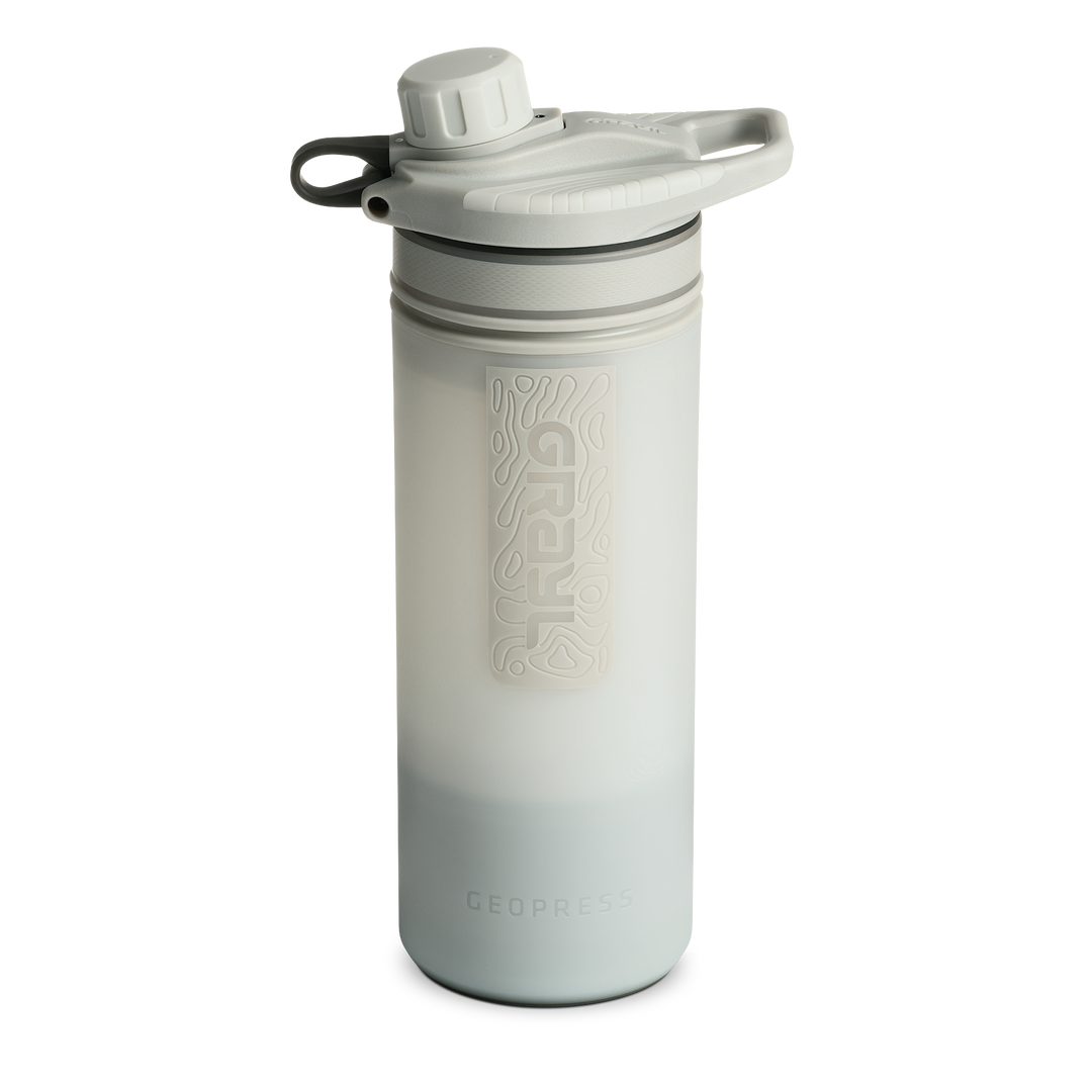 Best top rated Grayl GeoPress Filter and Purifier Water Bottle - 24 Fluid Ounces / Covert Edition / Standard View / Peak White