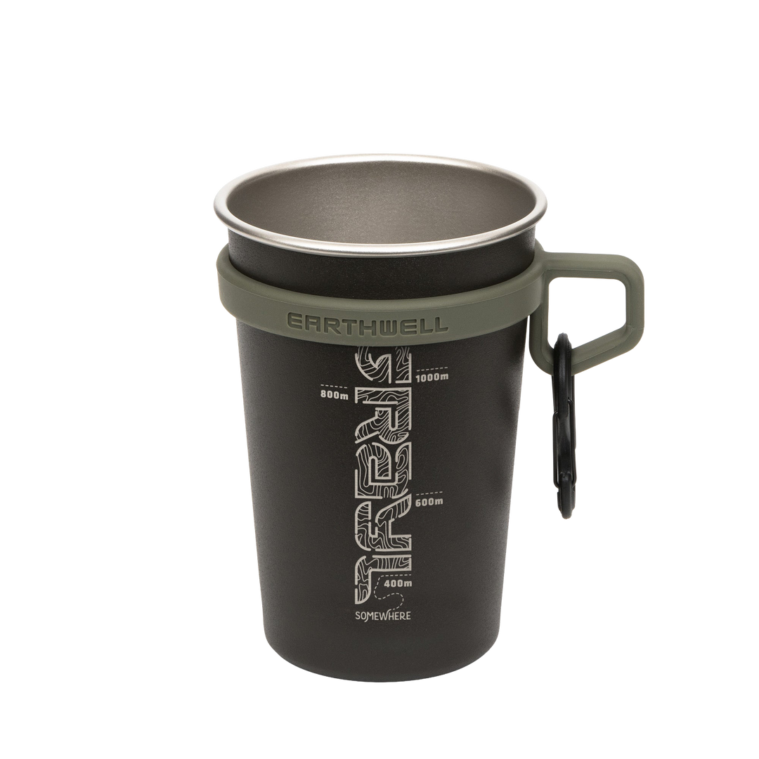Earthwell® xGrayl Camp Cup / Standard View / Volcanic Black