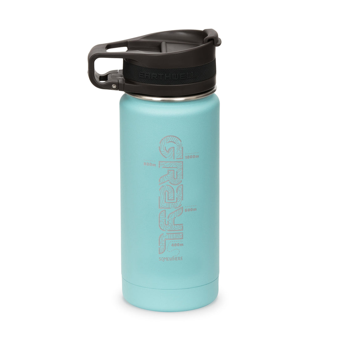 Earthwell® xGrayl 16oz Roaster™ Loop Bottle / Aqua Blue