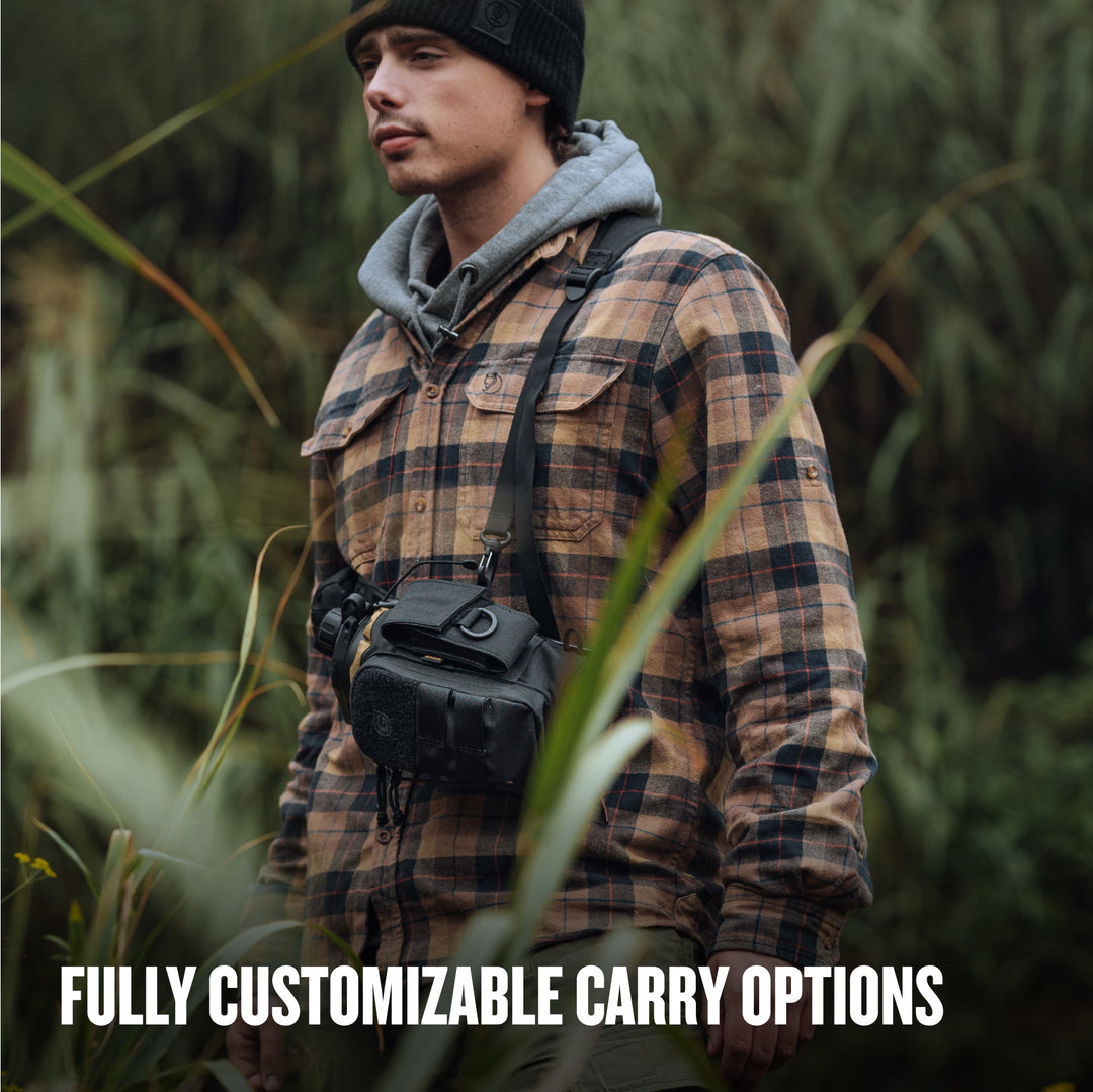 Grayl® Mission Water Bottle Sling / Fully Customizable Carry Options / Covert Black / Coyote Brown / Olive Drab / Wander Blue