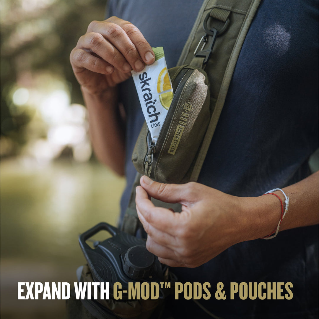 Grayl® Mission Water Bottle Sling / Expand With G-MOD Pouches / Covert Black / Coyote Brown / Olive Drab / Wander Blue