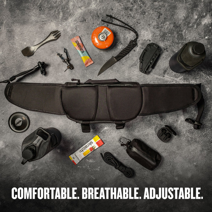 Grayl® Mission Hip Pack / Comfortable Breathable Adjustable / Covert Black / Coyote Brown / Olive Drab / Wander Blue