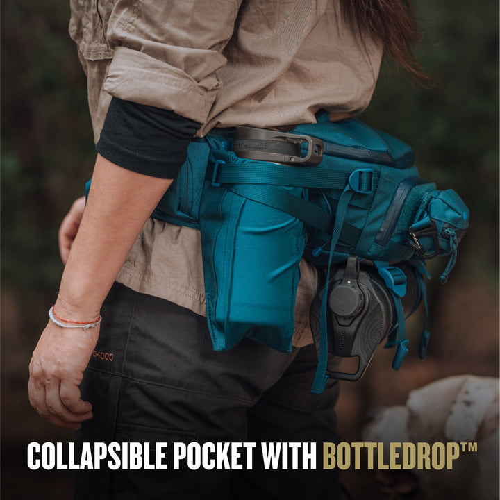 Grayl® Mission Hip Pack / Collapsible Pocket With BottleDrop / Covert Black / Coyote Brown / Olive Drab / Wander Blue