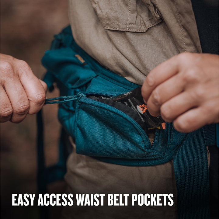 Grayl® Mission Hip Pack / Easy Access Waist Belt Pocket / Covert Black / Coyote Brown / Olive Drab / Wander Blue
