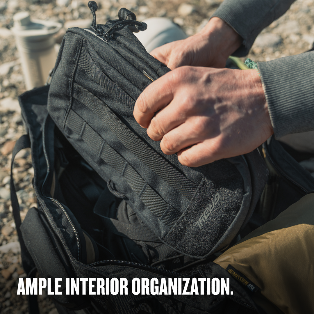 Grayl® Mission Tote / Ample Interior Organization / Covert Black / Coyote Brown / Olive Drab / Wander Blue