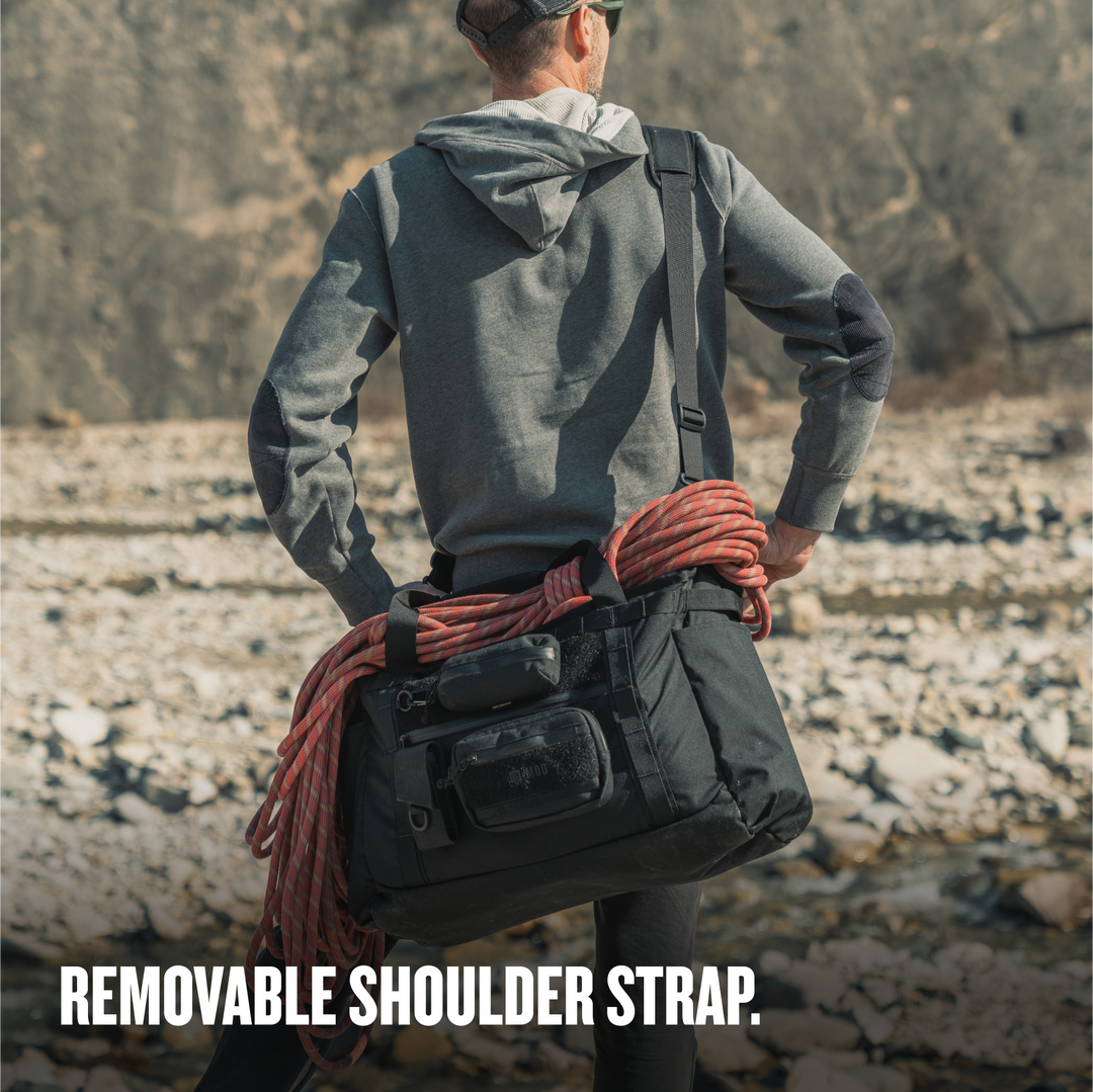 Grayl® Mission Tote / Removable Shoulder Strap / Covert Black / Coyote Brown / Olive Drab / Wander Blue