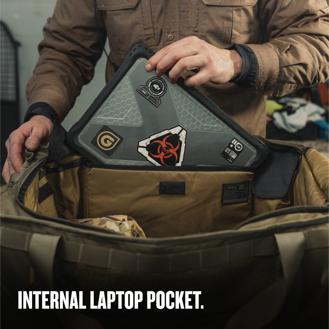 Grayl® Mission Tote / Internal Laptop Sleeve / Covert Black / Coyote Brown / Olive Drab / Wander Blue