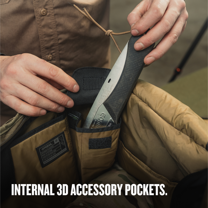 Grayl® Mission Tote / Internal 3D Accessory Pockets / Covert Black / Coyote Brown / Olive Drab / Wander Blue